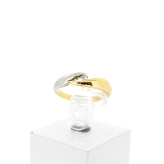 Juweel Ring Geelgoud 18 karaat briljant '70538-1297-TWDH'