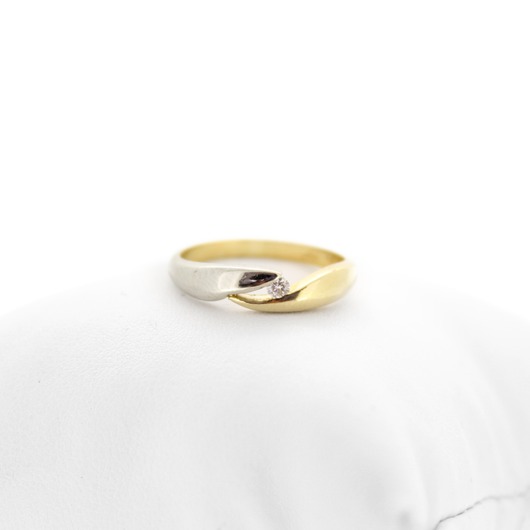 Juweel Ring Geelgoud 18 karaat briljant '70538-1297-TWDH'