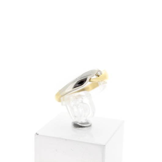 Juweel Ring Geelgoud 18 karaat briljant '70538-1297-TWDH'