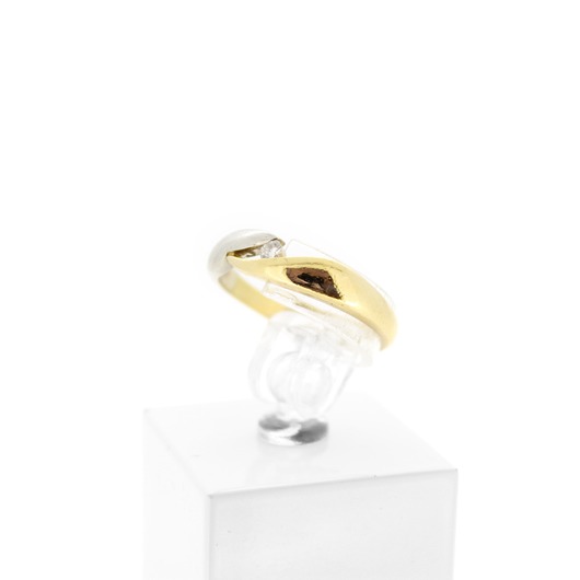 Juweel Ring Geelgoud 18 karaat briljant '70538-1297-TWDH'