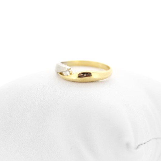Juweel Ring Geelgoud 18 karaat briljant '70538-1297-TWDH'