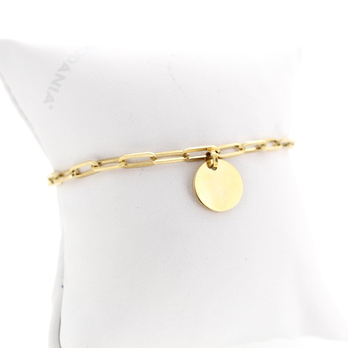 Juweel Funky Gold Armband SP225B14Y Hanger Met Gravure SP2451P14Y 14 karaat 'OTL-5053'