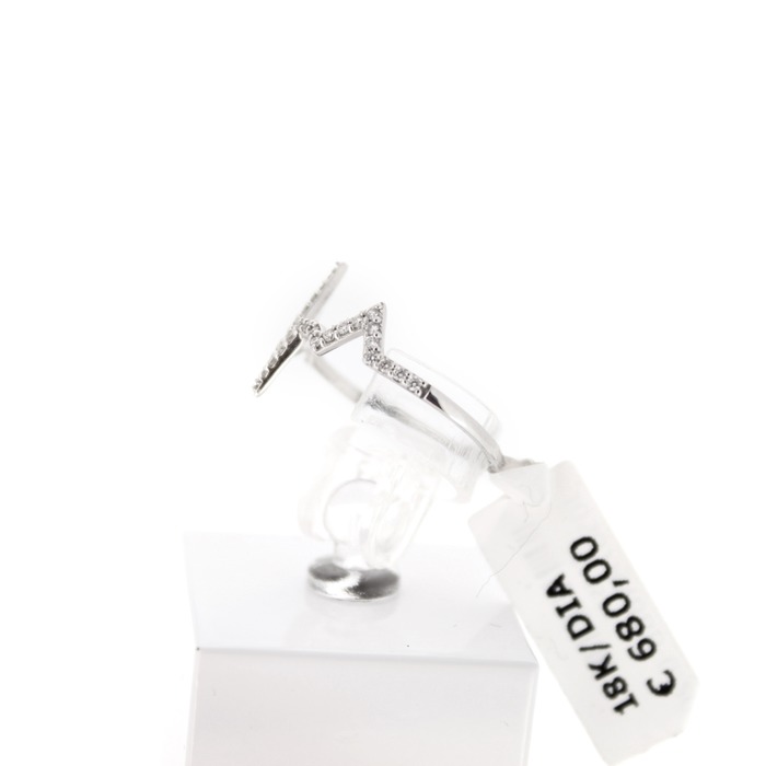 Juweel Leaderline ring witgoud 18K J0507ANBBB-0.20CT 'OTL-5063'