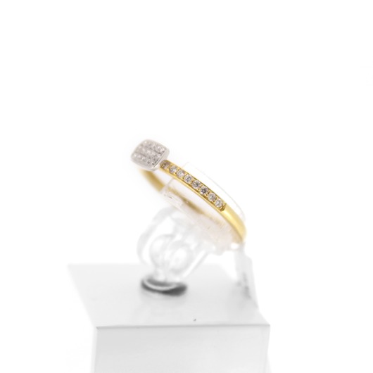 Juweel Femme Adorée ring 18 karaat geelgoud diamant 10R0107B 'OTL-5055'