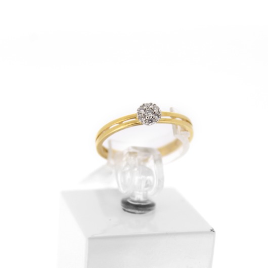 Juweel Femme Adorée ring 18 karaat bicolorgoud diamant 10R0070B 'OTL-5060'