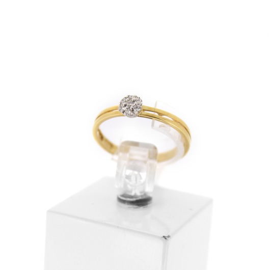 Juweel Femme Adorée ring 18 karaat bicolorgoud diamant 10R0070B 'OTL-5060'