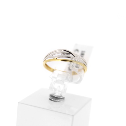 Juweel Dulci Nea ring bicolor 18 karaat briljanten RGDA-8495 'OTL-5056'