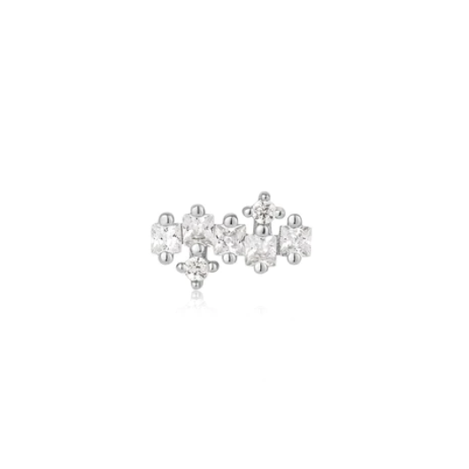 Juweel Ania Haie Ear Edit Sparkle Cluster Climber Barbell Single Earring E047-12H
