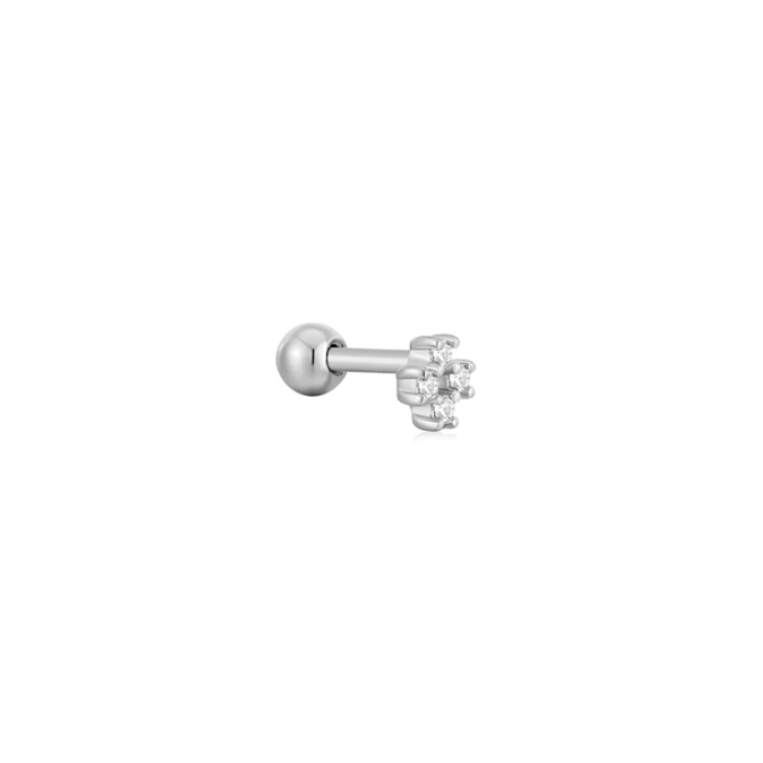 Juweel Ania Haie Ear Edit Sparkle Cross Barbell Single Earring E047-13H