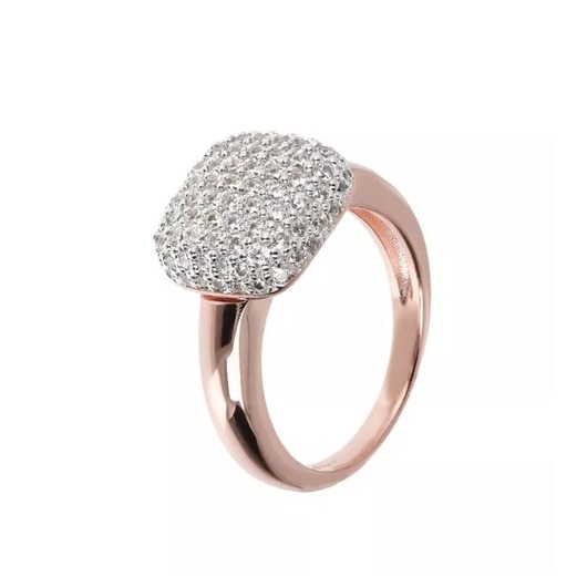 Juweel Bronzallure Altissima Squared Pavé Dangle Ring WSBZ00657.WR Juweel Bronzallure Altissima Squared Pavé Dangle Ring WSBZ00657.WR