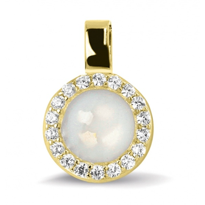 Juweel See You Ashanger 14k geelgoud zirconium 136Y14Z