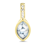 Juweel See You Ashanger 14k geelgoud zirconium 142Y14Z Juweel See You Ashanger 14k geelgoud zirconium 142Y14Z