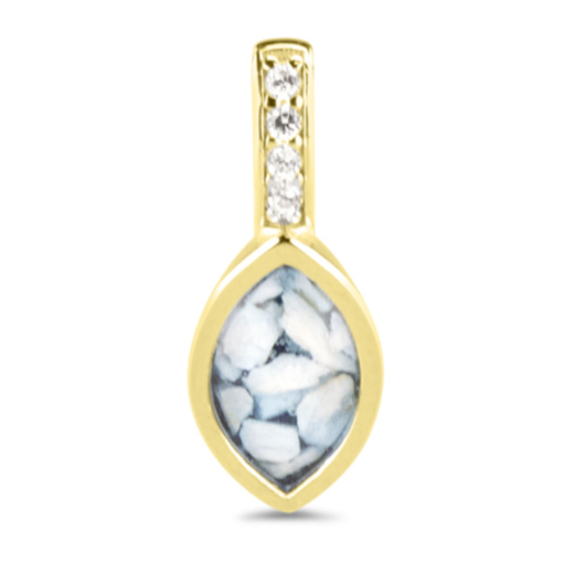 Juweel See You Ashanger 14k geelgoud zirconium 142Y14Z Juweel See You Ashanger 14k geelgoud zirconium 142Y14Z