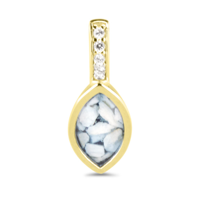 Juweel See You Ashanger 14k geelgoud zirconium 142Y14Z
