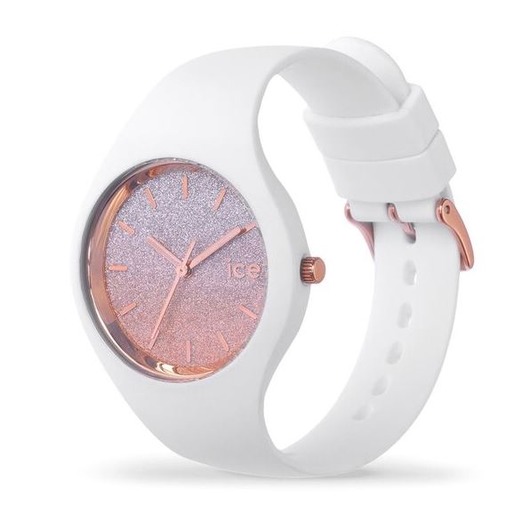 Horloge ICE WATCH ICE LO WHITE PINK SMALL 013427