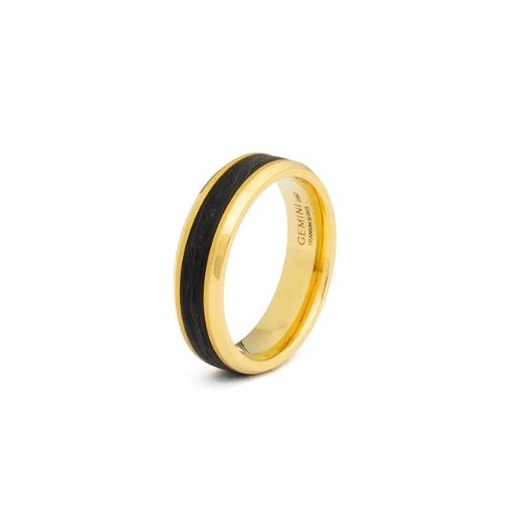 Juweel GEMINI RING ROTA GOLD CARBON ROT05 Juweel GEMINI RING ROTA GOLD CARBON ROT05