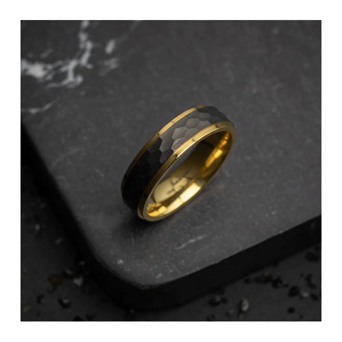 Juweel GEMINI RING DUPLUS GOLD BLACK DUP03