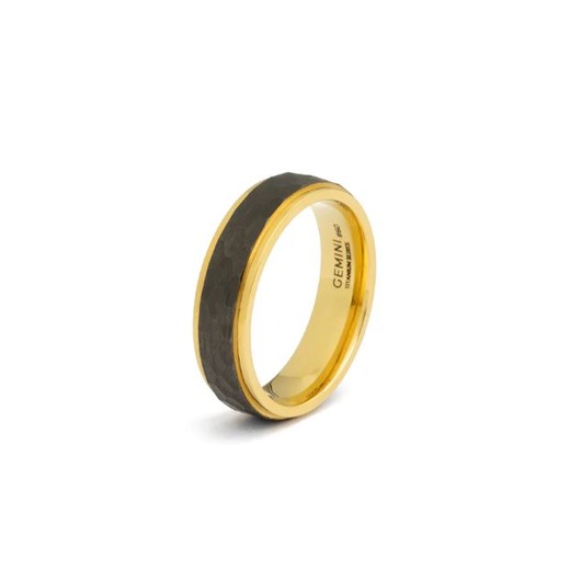 Juweel GEMINI RING DUPLUS GOLD BLACK DUP03 Juweel GEMINI RING DUPLUS GOLD BLACK DUP03