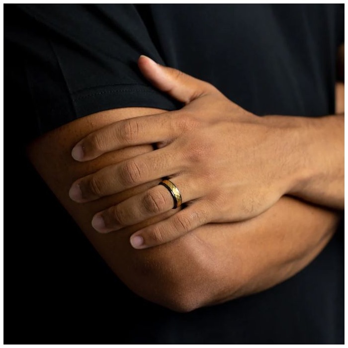 Juweel GEMINI RING DUPLUS BLACK GOLD DUP04