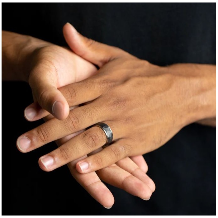 Juweel GEMINI RING TIMOR SILVER BLACK TIM01