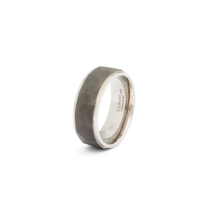 Juweel GEMINI RING TIMOR SILVER BLACK TIM01