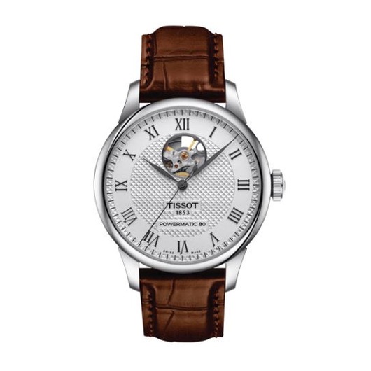 Horloge Tissot T-Classic Le Locle Powermatic 80 Open Heart T006.407.16.033.01