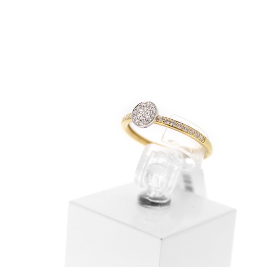 Juweel Femme Adorée ring 18 karaat bicolor goud diamant 10R0101B 'OTL-5054'