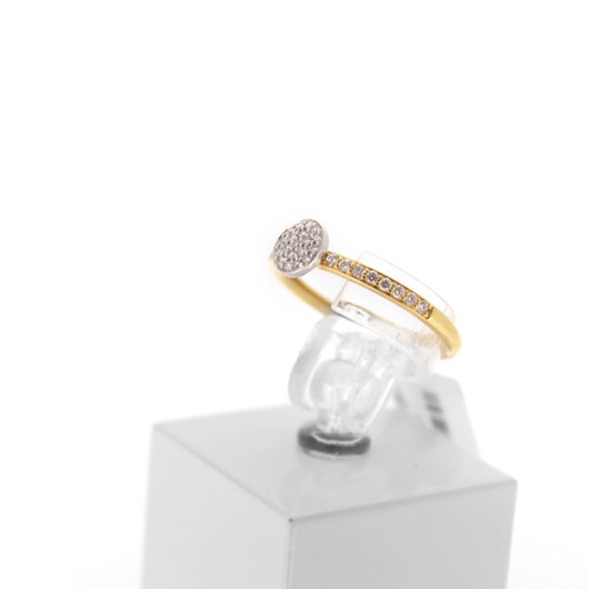 Juweel Femme Adorée ring 18 karaat bicolor goud diamant 10R0101B 'OTL-5054'