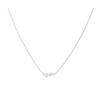 Juweel Clem Vercammen Collection Navette collier 18karaat witgoud briljanten G10569/W-W Juweel Clem Vercammen Collection Navette collier 18karaat witgoud briljanten G10569/W-W