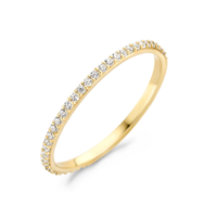 Juweel Blush ring 14 karaat geelgoud zirconium 1201YZI Juweel Blush ring 14 karaat geelgoud zirconium 1201YZI