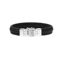Juweel Buddha To Buddha – Edwin Small Leer Armband 181BL Juweel Buddha To Buddha – Edwin Small Leer Armband 181BL