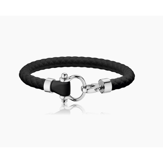 Juweel OMEGA SAILING ARMBAND STAAL BLACK RUBBER B34STA0509702  Juweel OMEGA SAILING ARMBAND STAAL BLACK RUBBER B34STA0509702