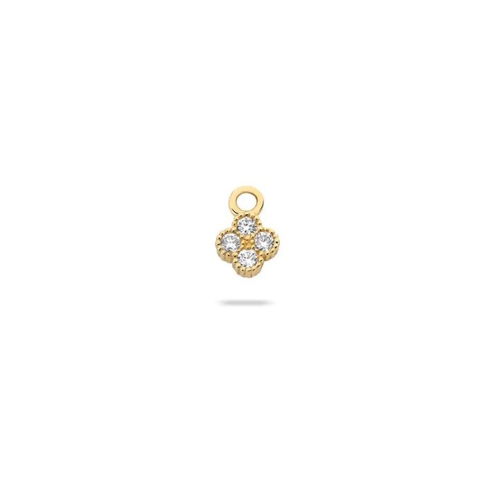 Juweel Miss Spring The Duchess oorbedels 14K geelgoud diamant MSOB742-DI