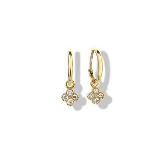 Juweel Miss Spring The Duchess oorbedels 14K geelgoud diamant MSOB742-DI Juweel Miss Spring The Duchess oorbedels 14K geelgoud diamant MSOB742-DI