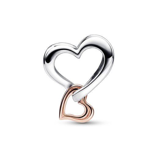 Juweel Pandora Two-Tone Openwork Infinity Heart charm 782642C00