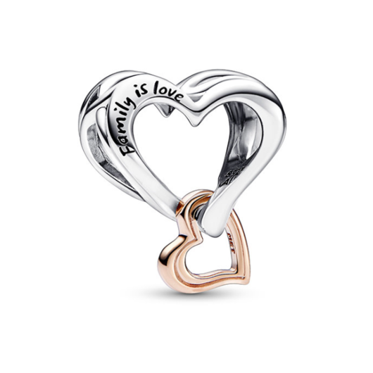Juweel Pandora Two-Tone Openwork Infinity Heart charm 782642C00