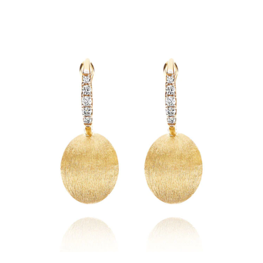 Juweel Nanis Dancing Gold earrings 18k yellow gold diamonds OS17-583 Juweel Nanis Dancing Gold earrings 18k yellow gold diamonds OS17-583