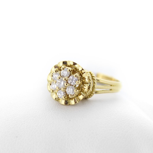 Juweel Ring Geelgoud 18 karaat briljanten 'CV-1365-TWDH'