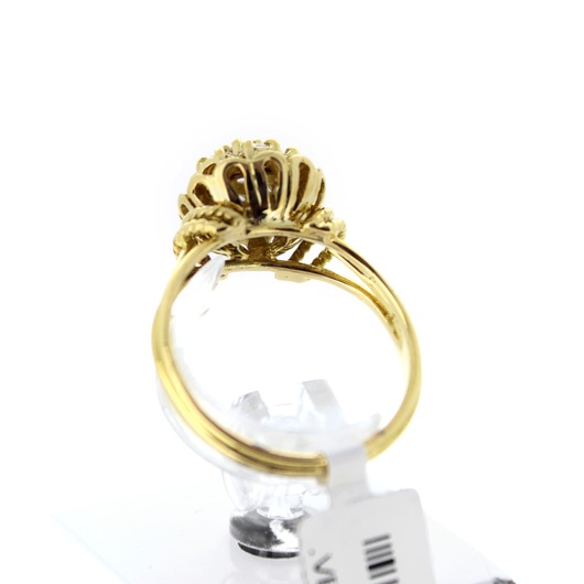 Juweel Ring Geelgoud 18 karaat briljanten 'CV-1365-TWDH'