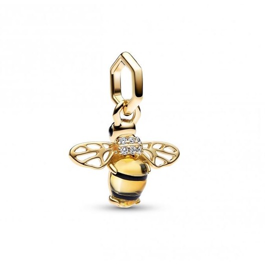 Juweel Pandora Sparkling Bee dangle charm 762672C01 Juweel Pandora Sparkling Bee dangle charm 762672C01
