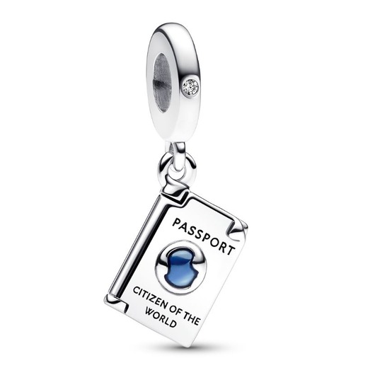 Juweel Pandora Passport silver charm 792680C01 Juweel Pandora Passport silver charm 792680C01