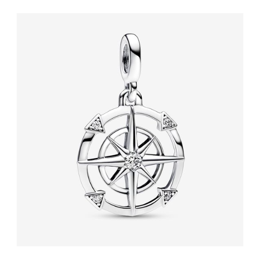 Juweel Pandora Compass silver charm 792693C01