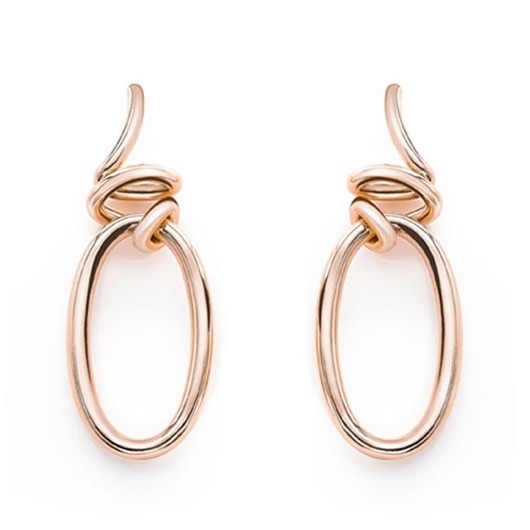 Juweel Mattioli Hiroko Legami earrings 18k rosé gold MOR065R020  Juweel Mattioli Hiroko Legami earrings 18k rosé gold MOR065R020