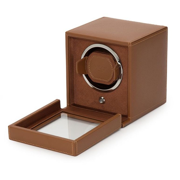  Wolf Cub Single Watch Winder Cognac 461127