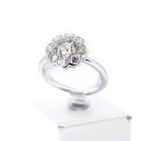 Juweel Ring witgoud 18 karaat briljanten 'CV-1374-TWDH'  Juweel Ring witgoud 18 karaat briljanten 'CV-1374-TWDH'