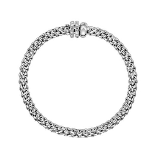 Juweel FOPE SOLO ARMBAND 18K WIT GOUD/DIAMANT 62506B PAVEM B