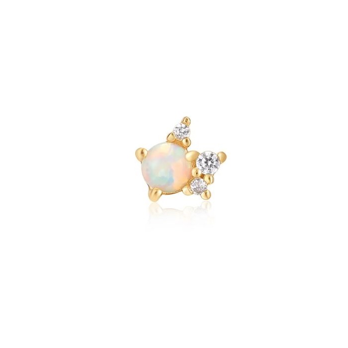 Juweel Ania Haie Ear Edit Kyoto Opal Sparkle Crown Barbell Single Earrings E047-05G