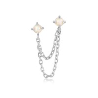 Juweel Ania Haie Ear Edit Kyoto Opal Drop Chain Barbell Single Earrings E047-06H Juweel Ania Haie Ear Edit Kyoto Opal Drop Chain Barbell Single Earrings E047-06H