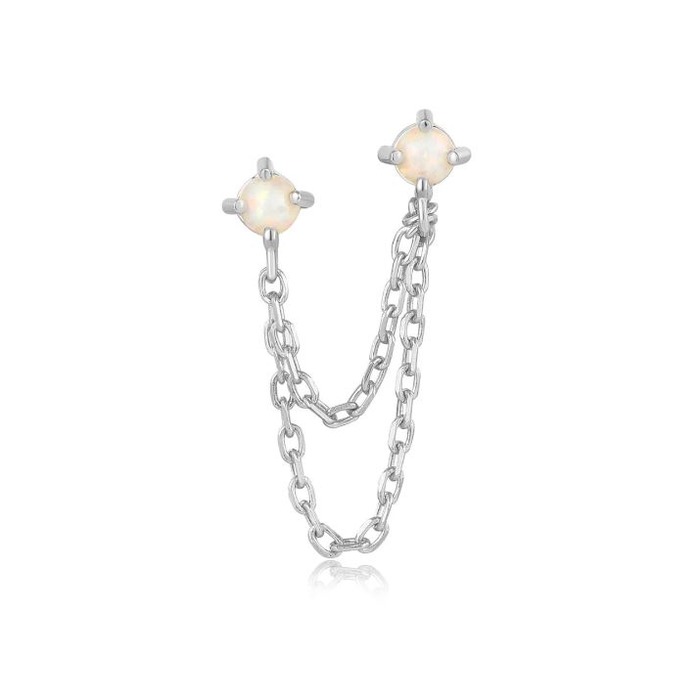 Juweel Ania Haie Ear Edit Kyoto Opal Drop Chain Barbell Single Earrings E047-06H