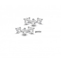 Juweel Gento Zilver Oorstekers MA38 Juweel Gento Zilver Oorstekers MA38